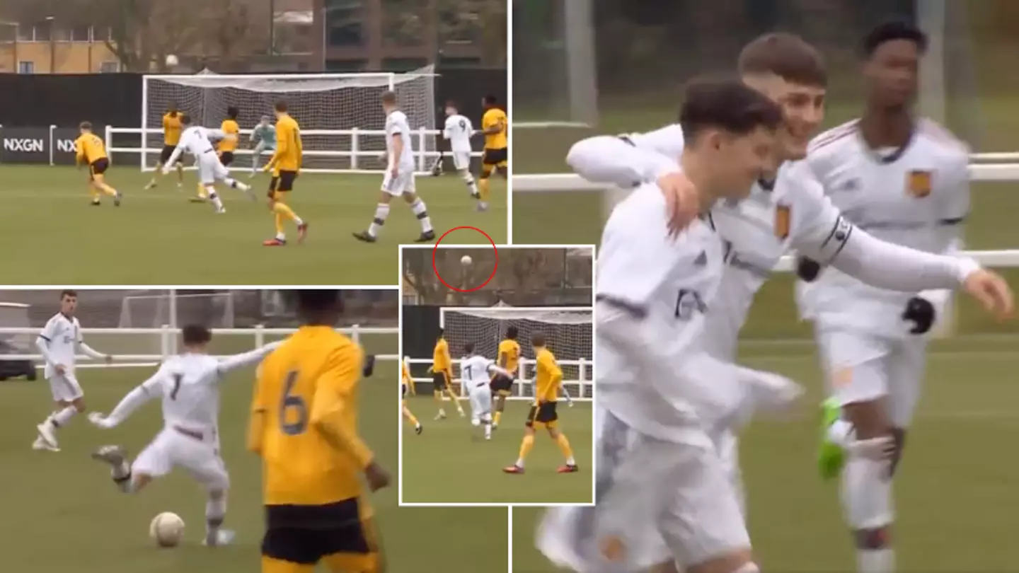 Man Utd prospect Shea Lacey scores 'goal of the season contender' vs Wolves, he's a special talent