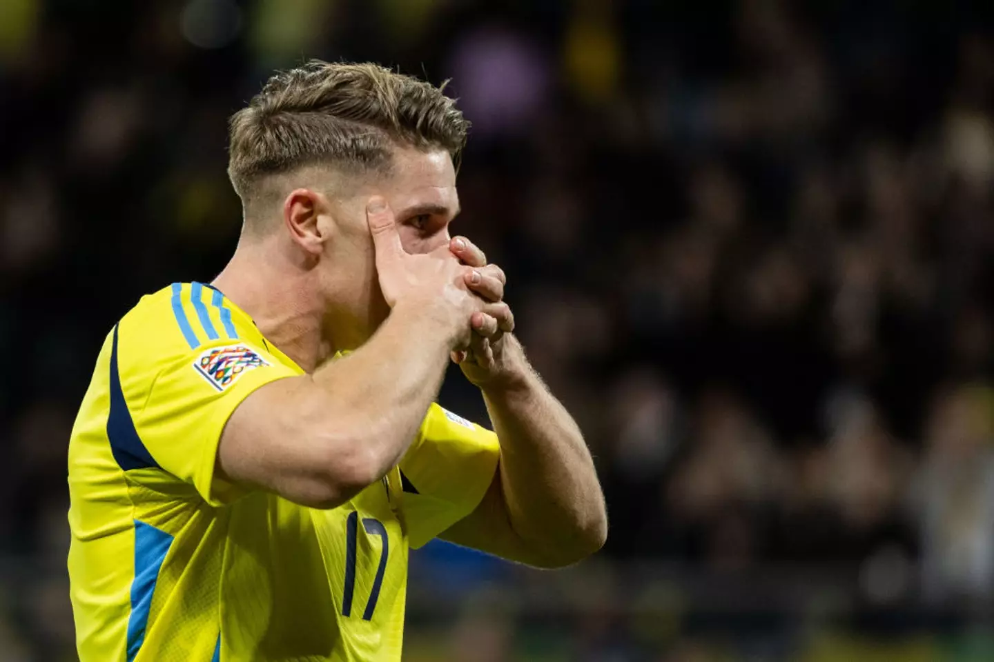 Viktor Gyokeres has scored 15 goals in 26 appearances for Sweden. (Image: Getty)