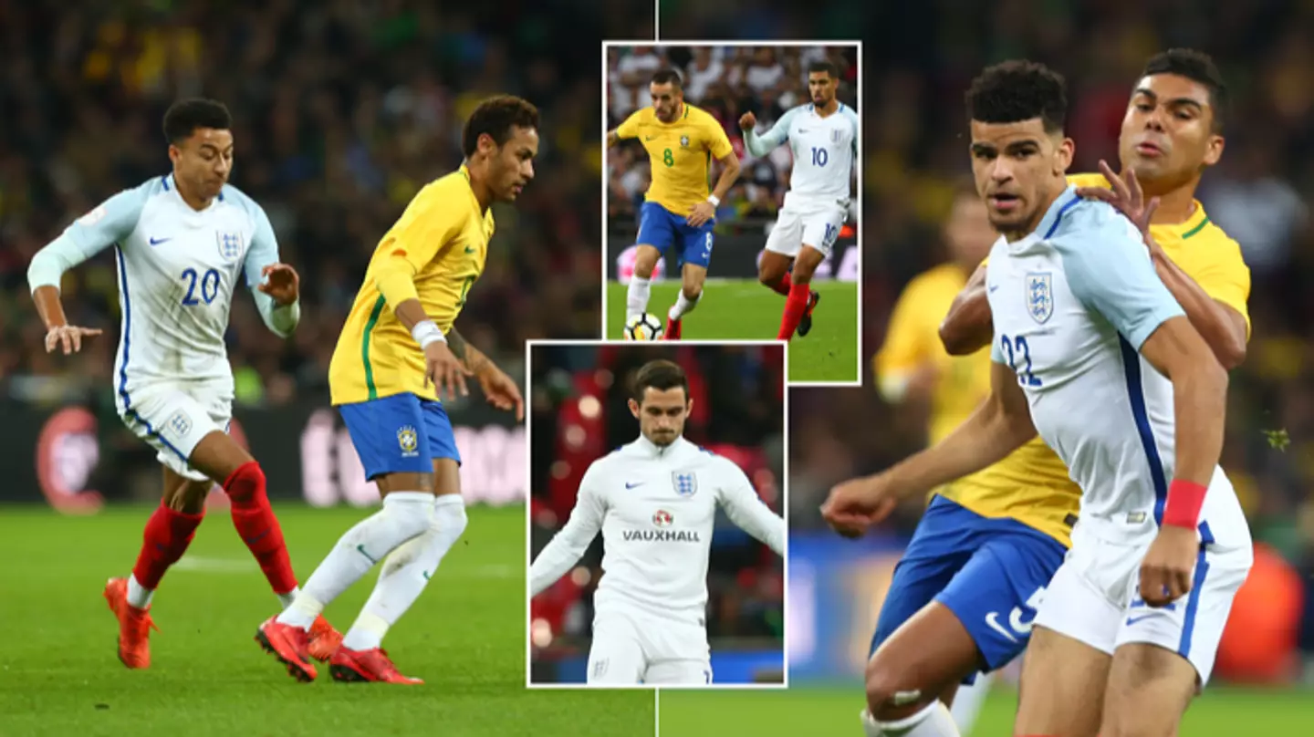 England XI that last faced Brazil in 2017 included six players no longer in the Premier League