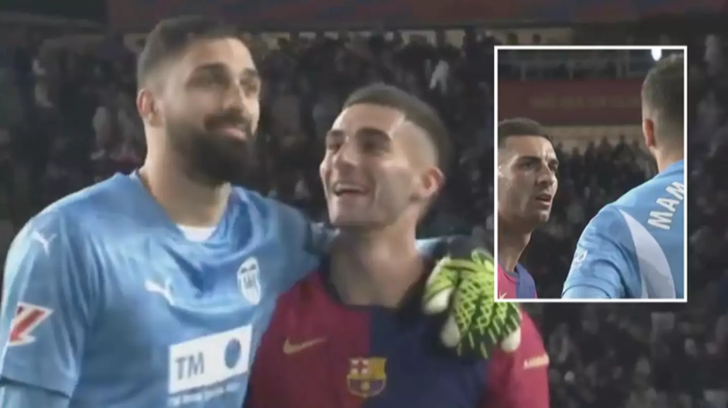 Giorgi Mamardashvili's one-word response after being asked why he didn't join Liverpool this season by Barcelona star