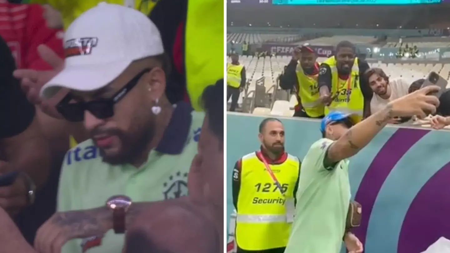Neymar impersonator fools World Cup fans and security, he even managed to get onto the pitch