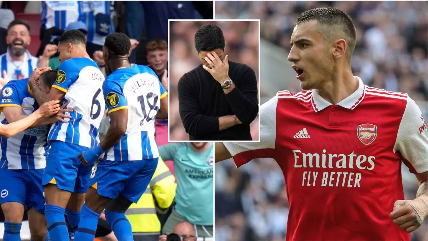 Jamie Carragher brands Arsenal defender Jakub Kiwior 'embarrassing' after Brighton defeat