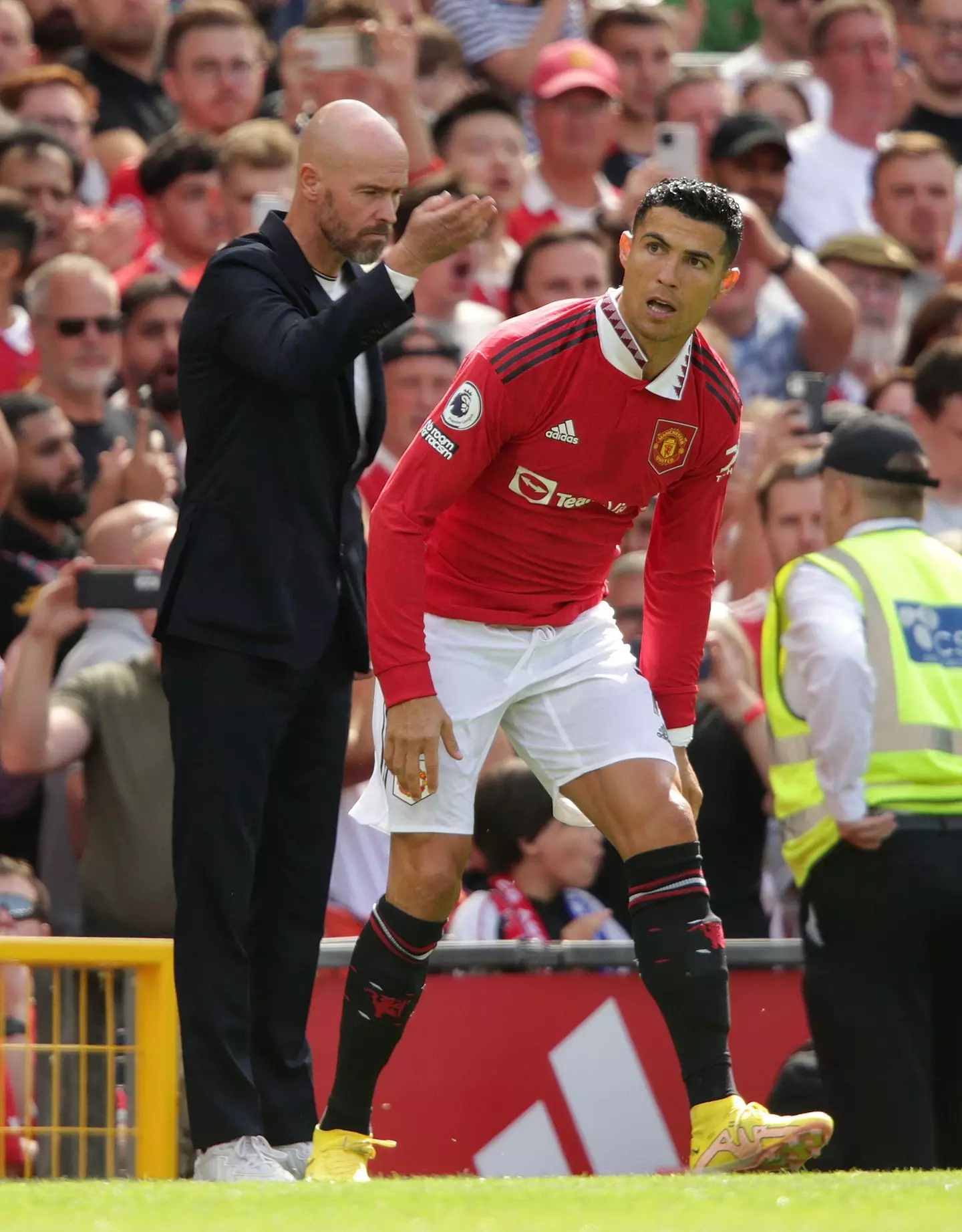 Ten Hag is keen to bolster his squad as the uncertainty surrounding Cristiano Ronaldo's future continues (Image: Alamy)