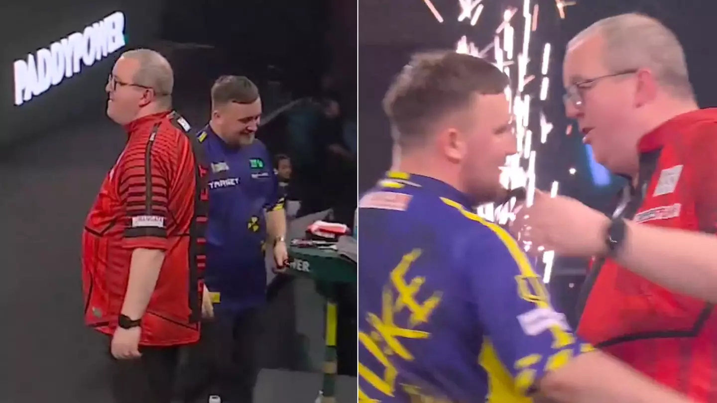 Stephen Bunting immediately reacts to Luke Littler's World Darts Championship triumph and it's gone viral