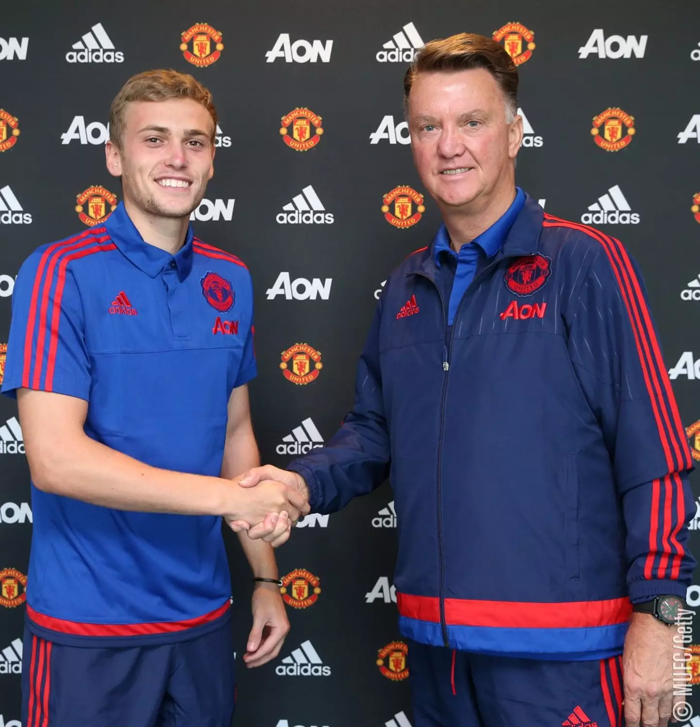James Wilson signed his first professional contract with Manchester United at 17.