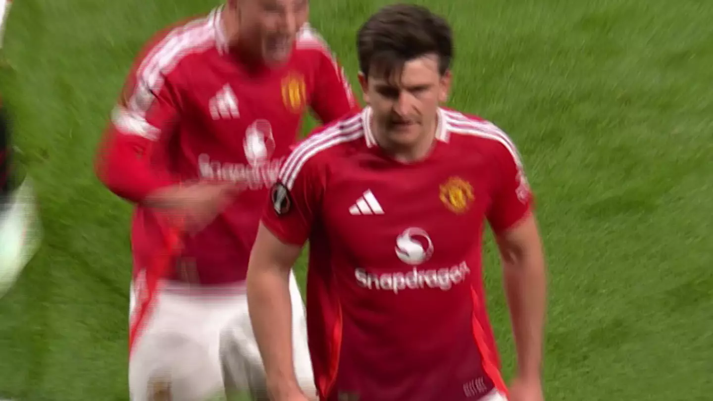 Fans are furious and lash out at TNT Sports commentary after Harry Maguire's goal during Man Utd comeback vs Lyon