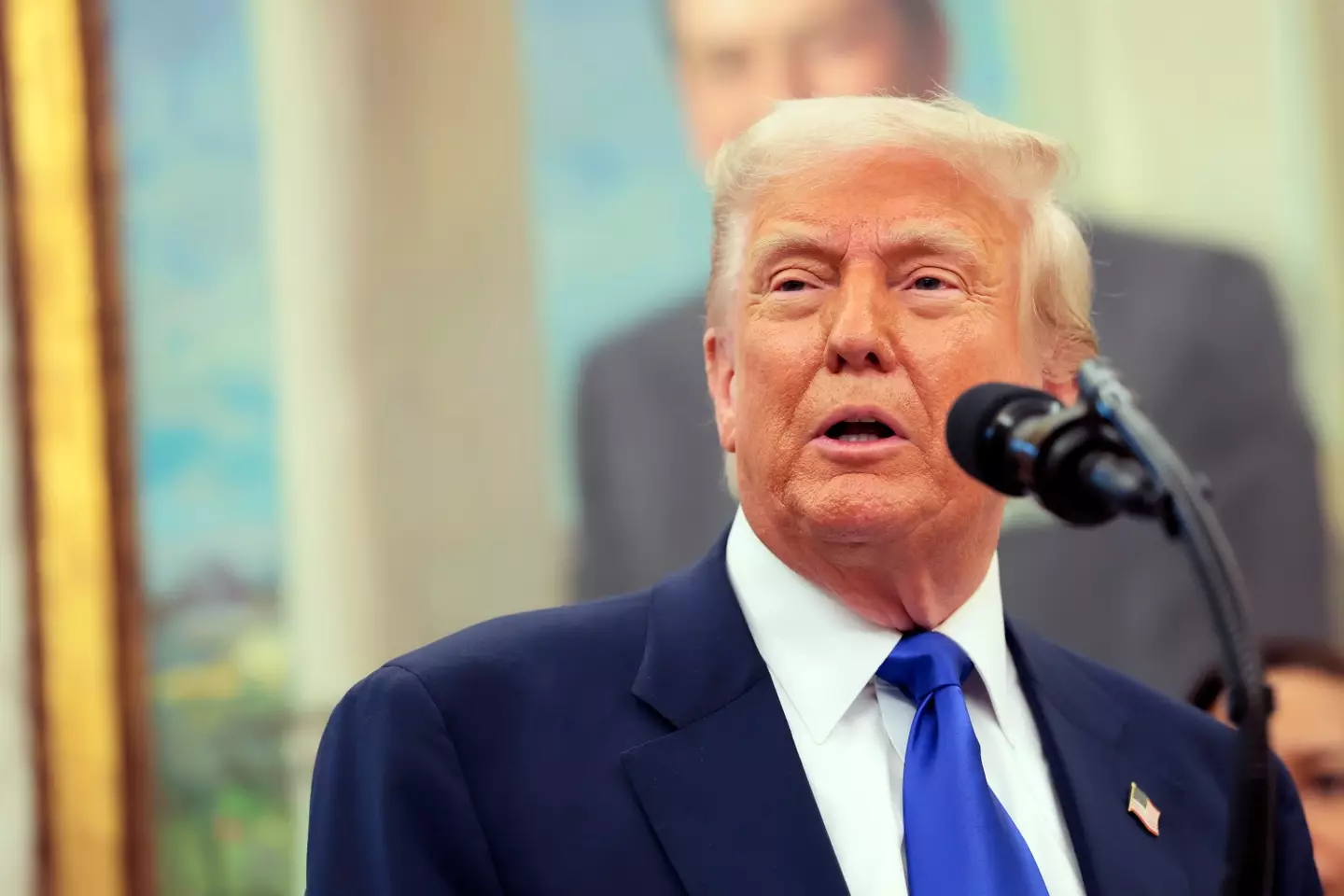 Donald Trump reportedly wants an NFL franchise's stadium to bear his name. (Image: Getty)