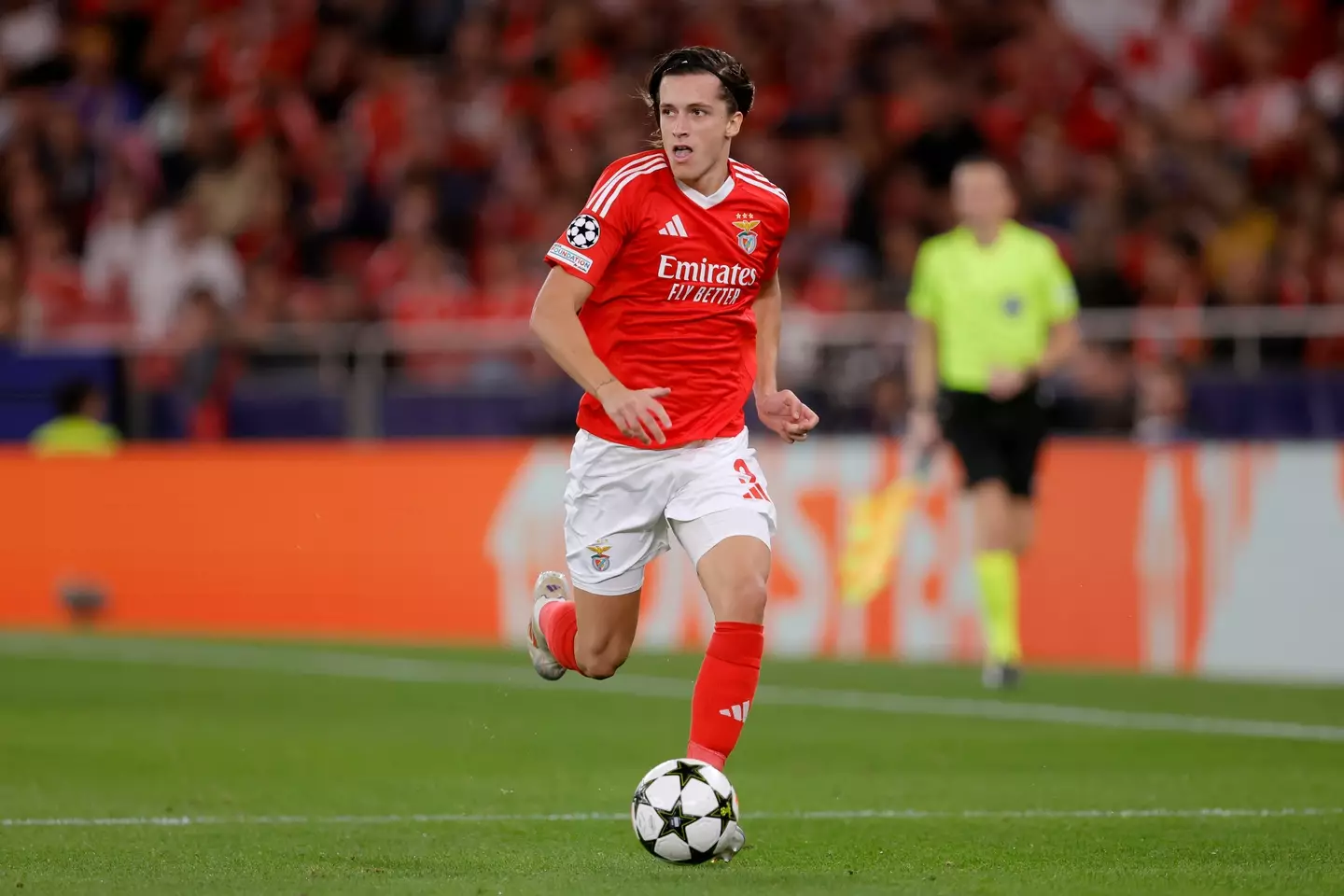 Alvaro Fernandez in action for Benfica. Image: Getty