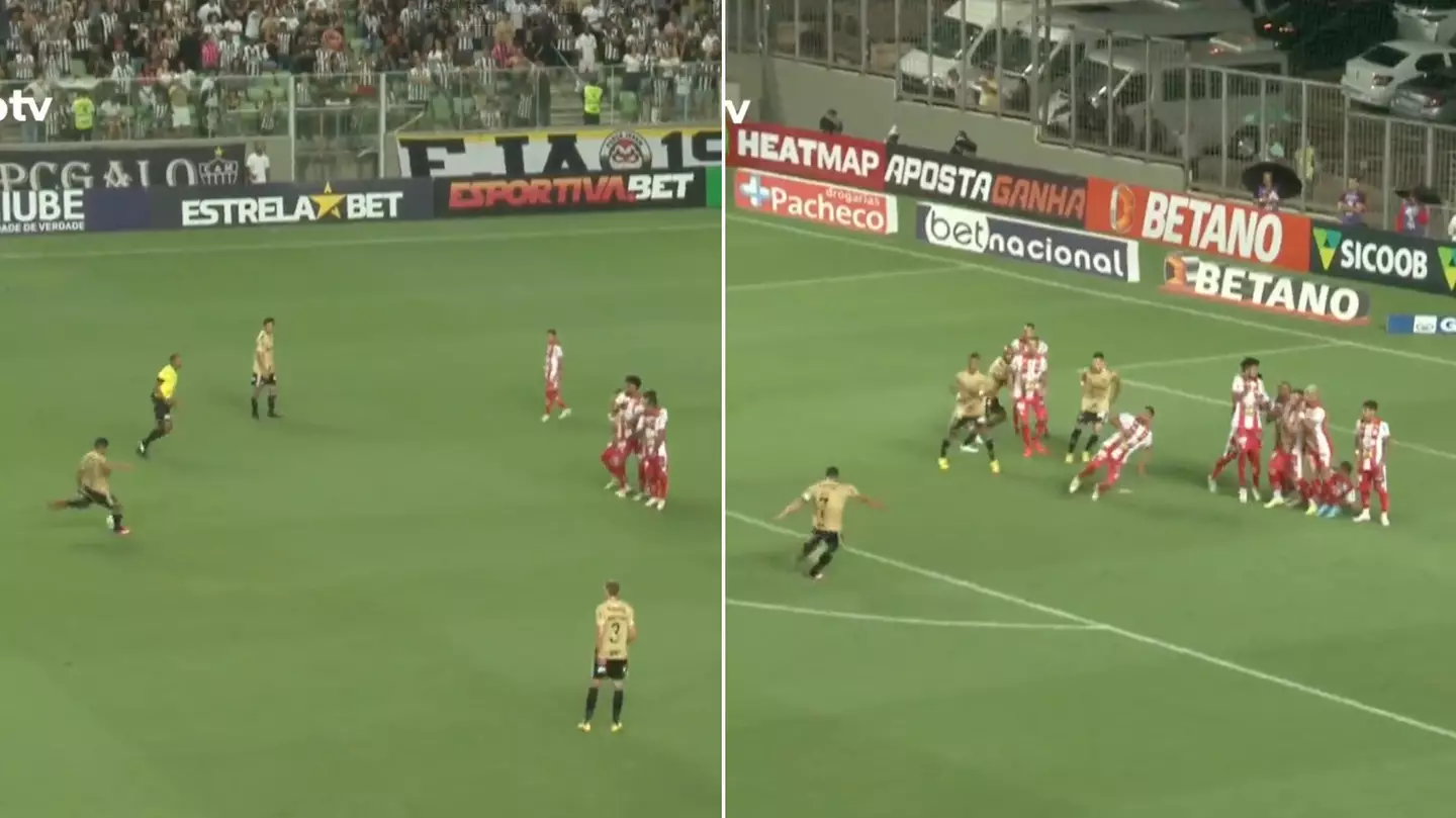 Brazilian Hulk scores two stunning free-kicks, including 120km/h thunderbolt