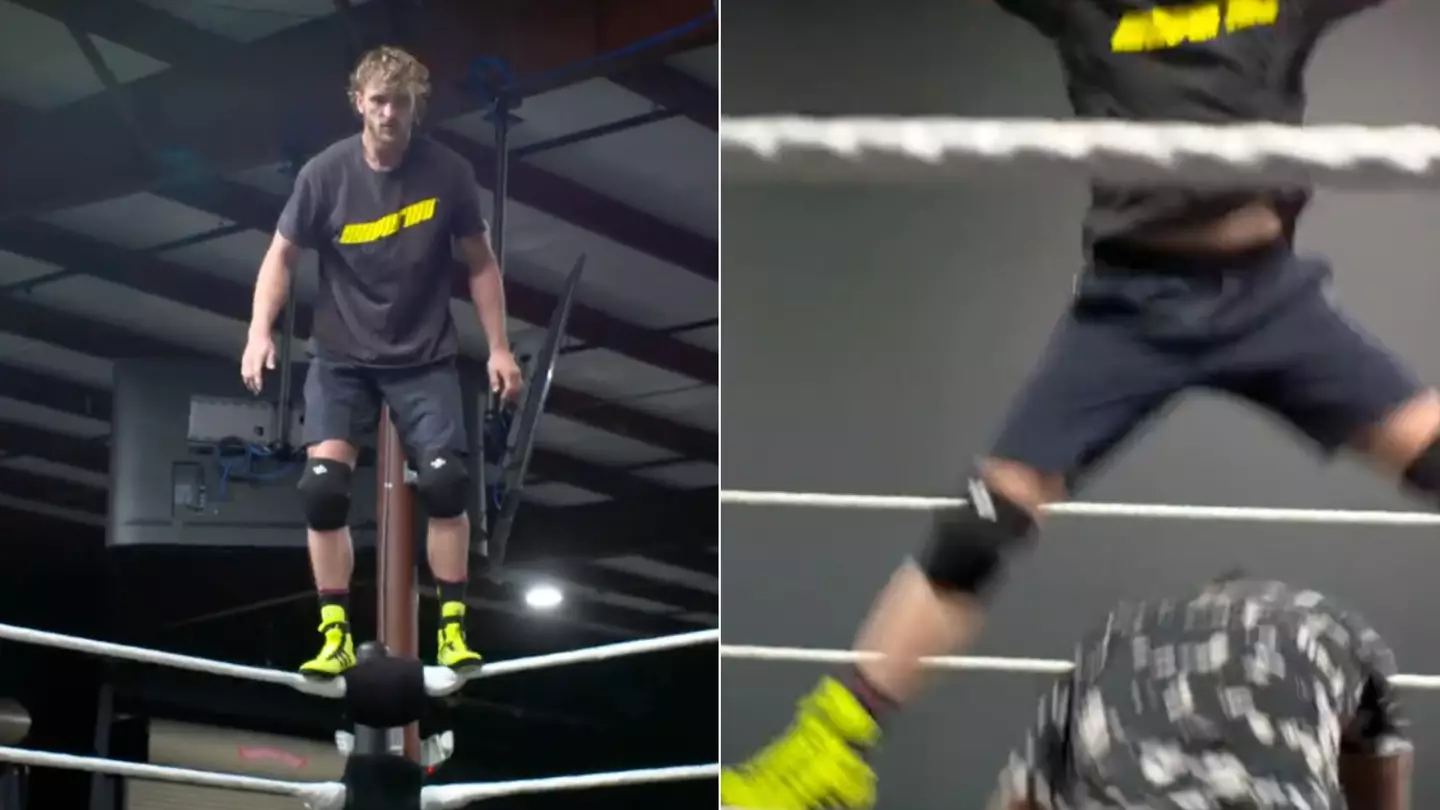 First Footage Of Logan Paul Training For WrestleMania 38 Match