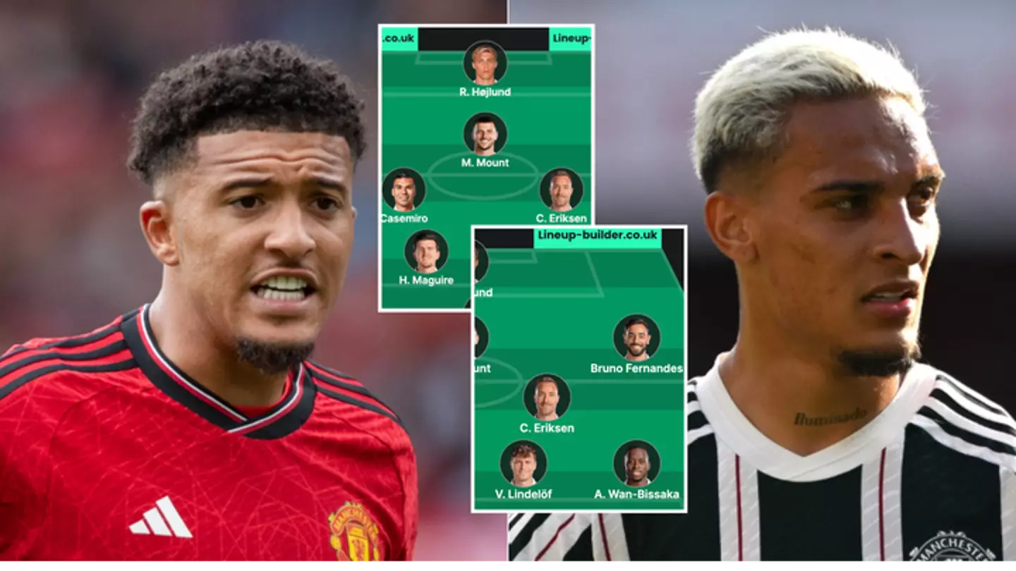 Three ways Man Utd could line up without Antony and Jadon Sancho