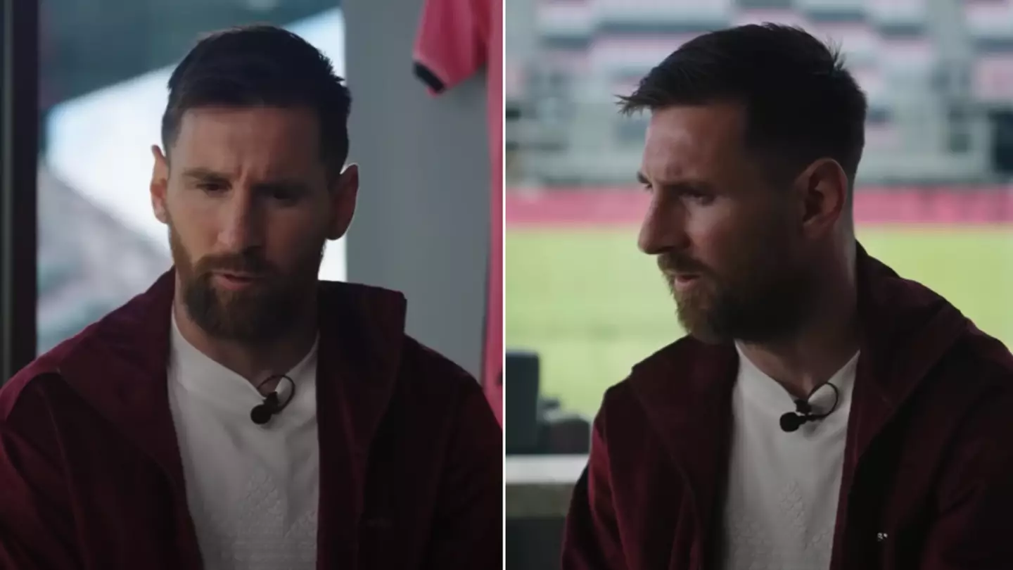 Lionel Messi reveals the best player he has ever watched play football during his career