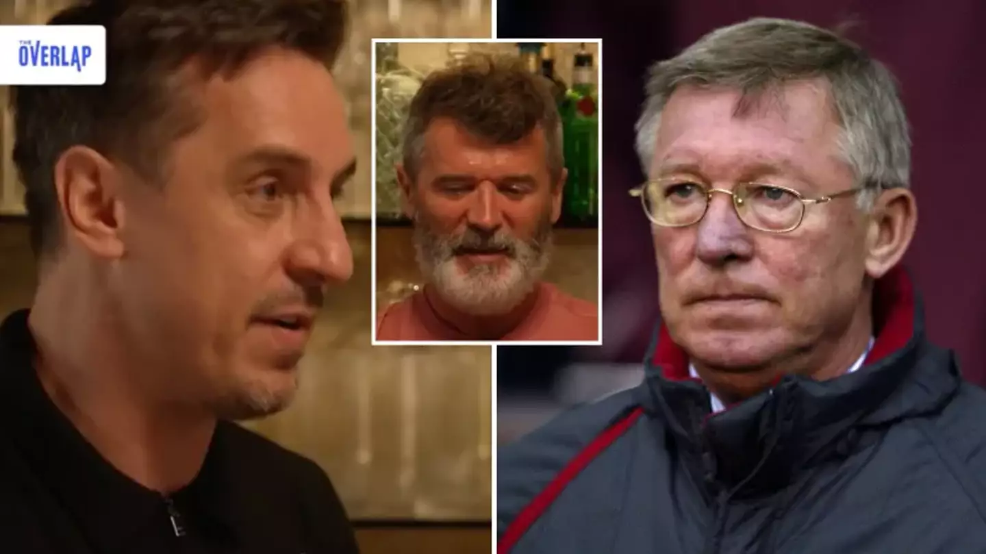 Gary Neville reveals the moment Sir Alex Ferguson 'snapped' at Man City shirt swap