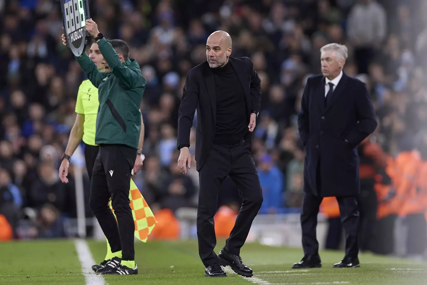 Manchester City and Real Madrid will renew hostilities in the Champions League. Image: Getty