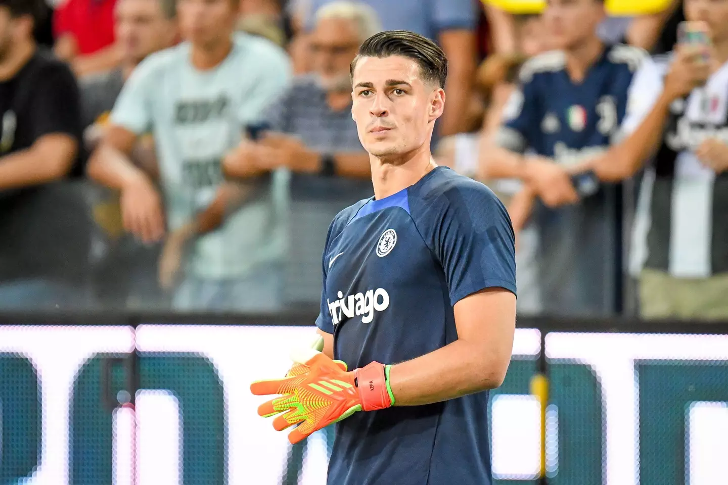 Kepa Arrizabalaga has played once for Chelsea this season. (Alamy)