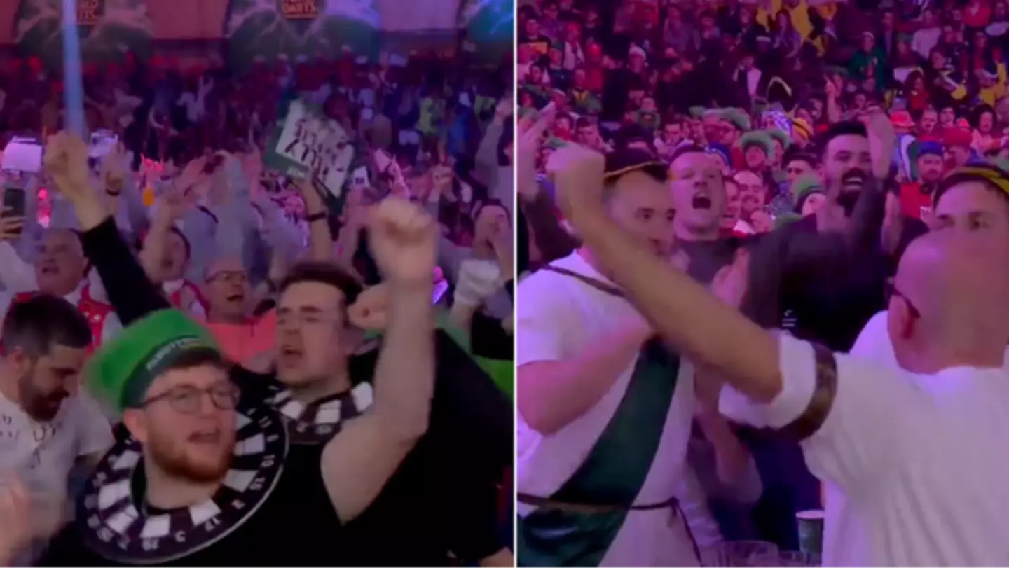 Darts fans claim Sky Sports were forced to mute Ally Pally crowd noise after X-rated chant heard