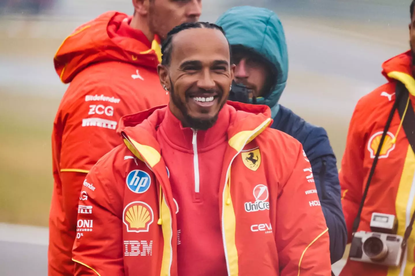 Lewis Hamilton took part in his first Ferrari test in Maranello last week (Image: Getty)