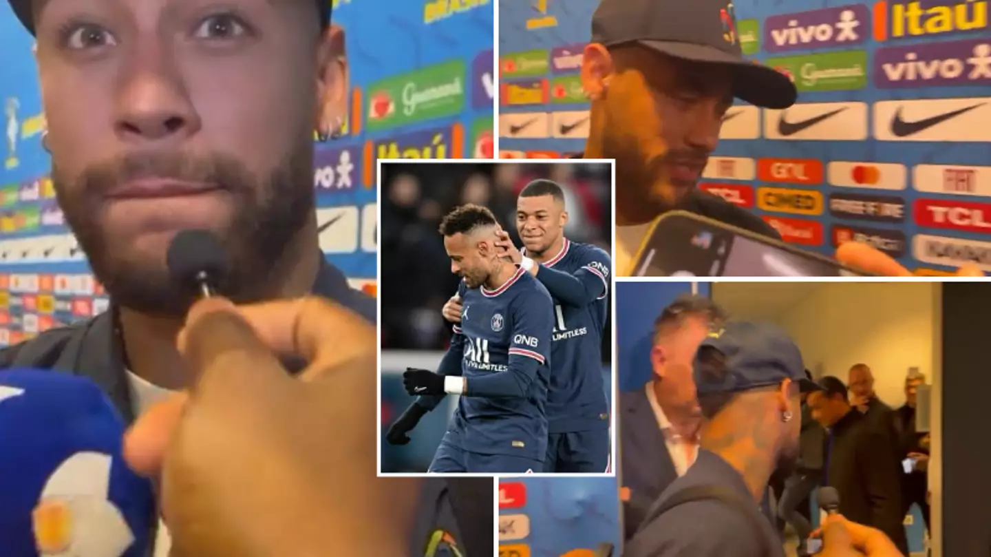 Neymar's response to Kylian Mbappe question has caused a huge stir