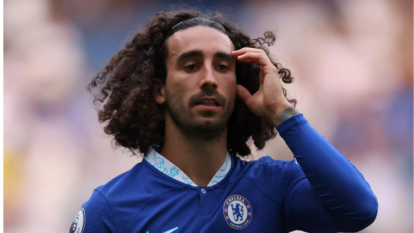 Marc Cucurella during the clash against Spurs. (Alamy)