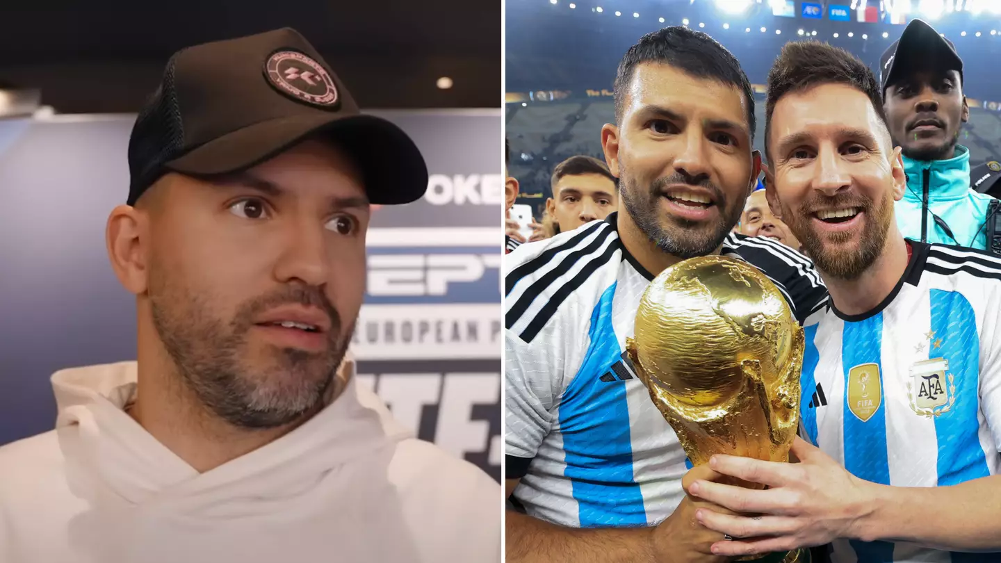 Sergio Aguero names the three players who will replace Lionel Messi as Argentina's 'leaders' when he's gone