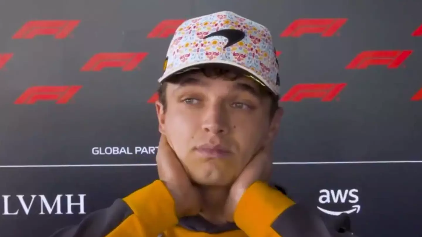 Lando Norris’ Immediate Reaction to McLaren Punishment U-Turn Caught on Camera