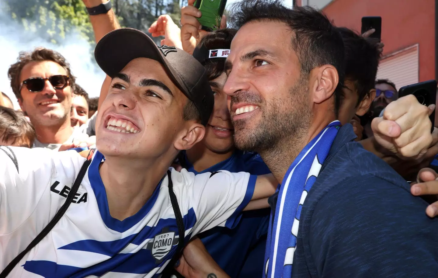 The signing of Fabregas has elevated Como's status and he loves the community feel around the club. (