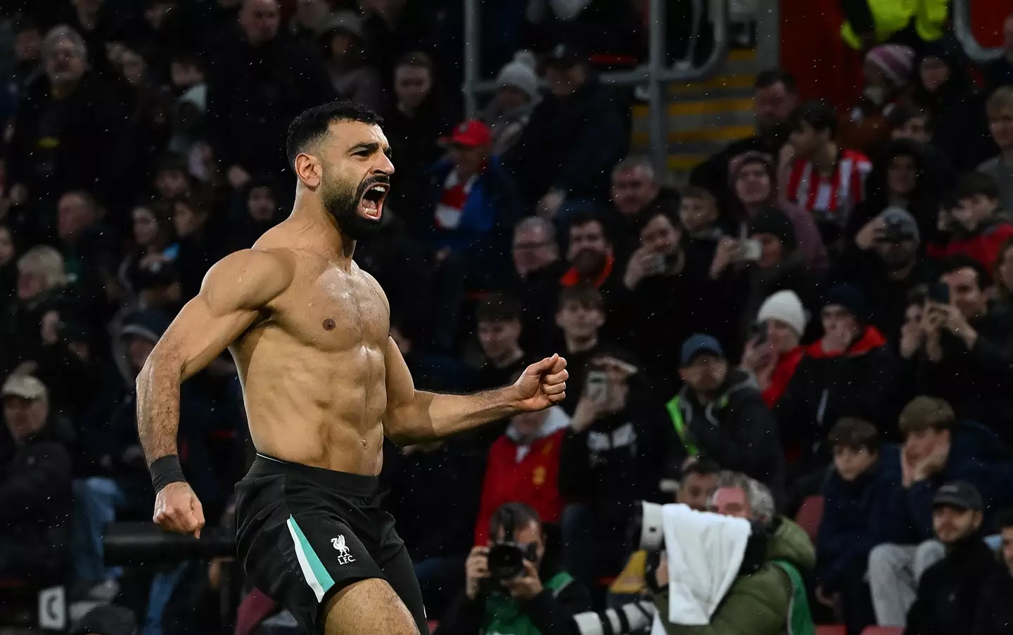 Mo Salah claimed he is yet to receive a contract offer from Liverpool. Image: Getty