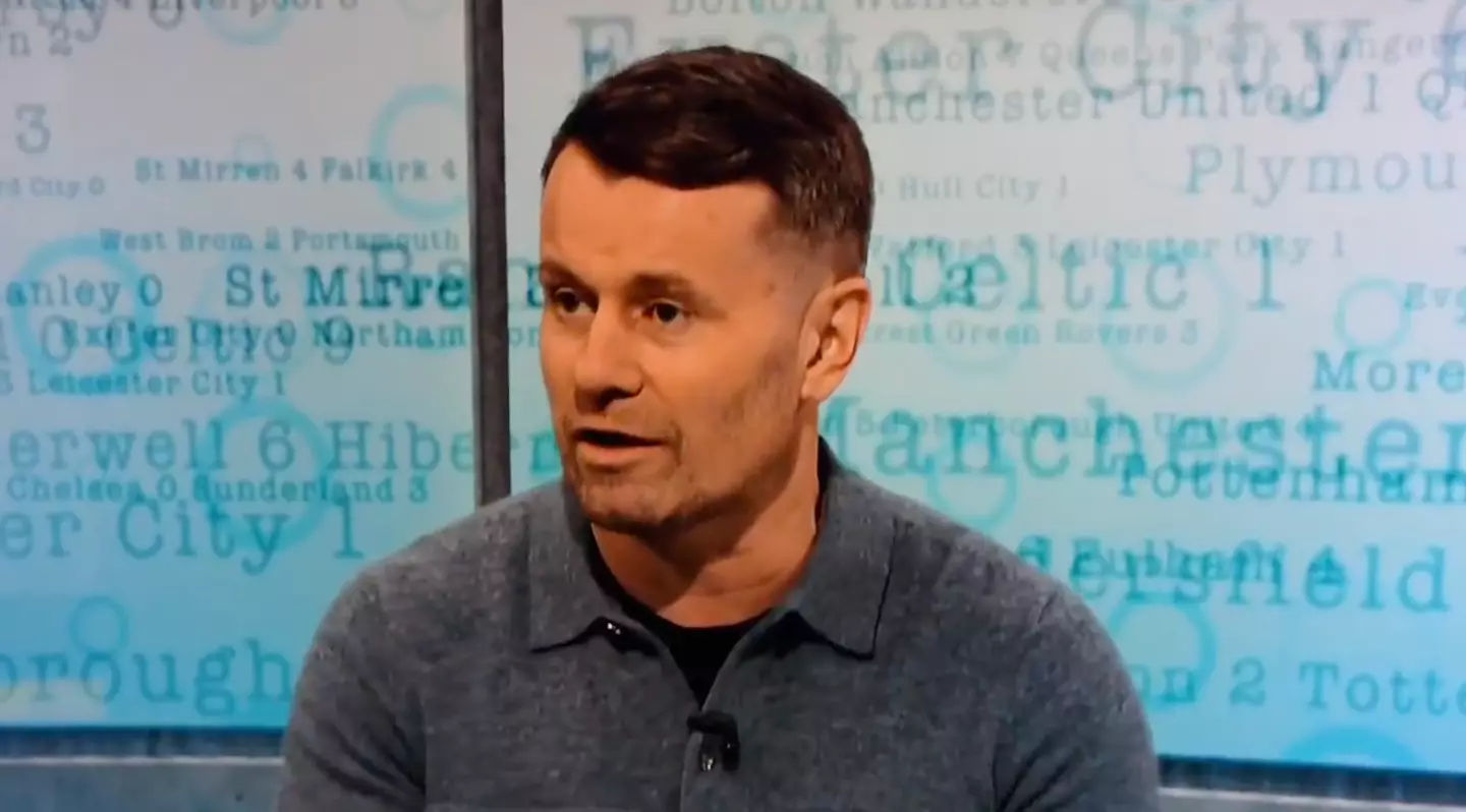 Shay Given made the comment on Saturday's Final Score show. Image credit: BBC