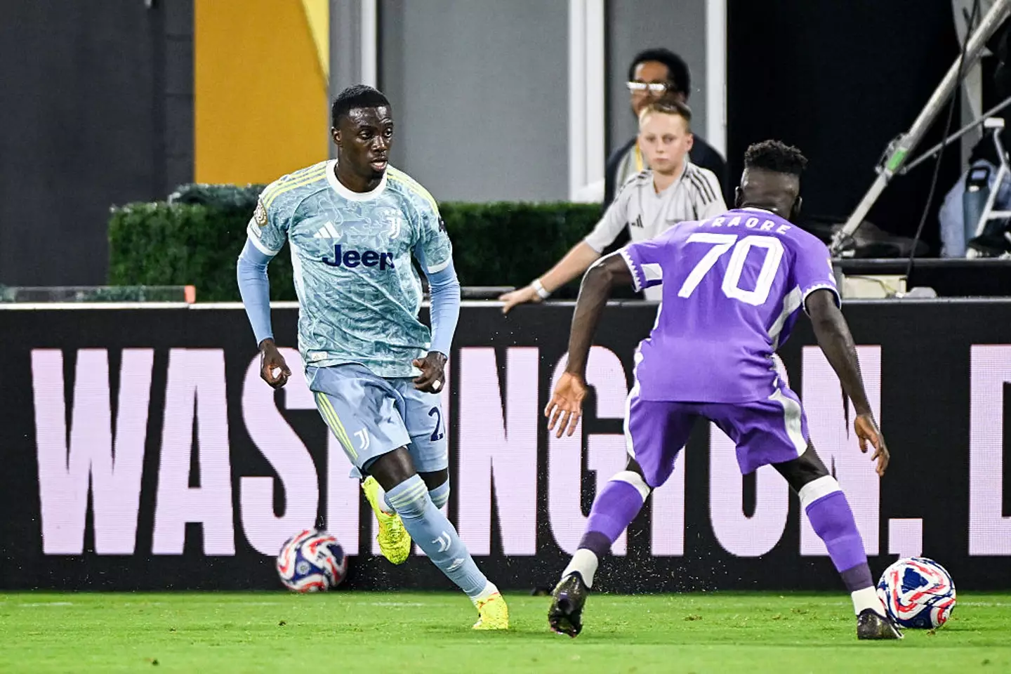 Timothy Weah came onto the pitch against Al Ain as a substitute. (Image: Getty)