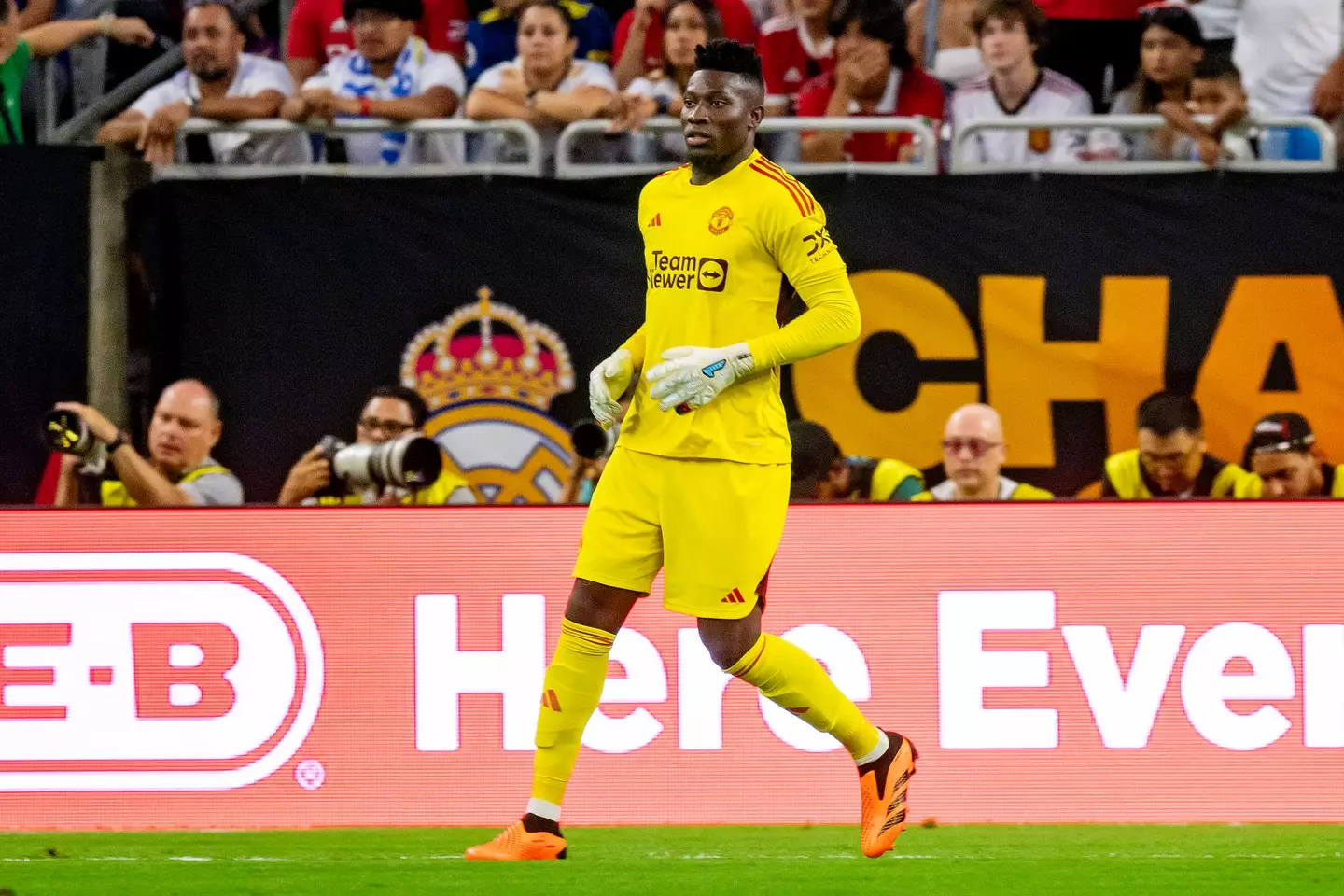 Andre Onana in action for Manchester United. Image: Getty