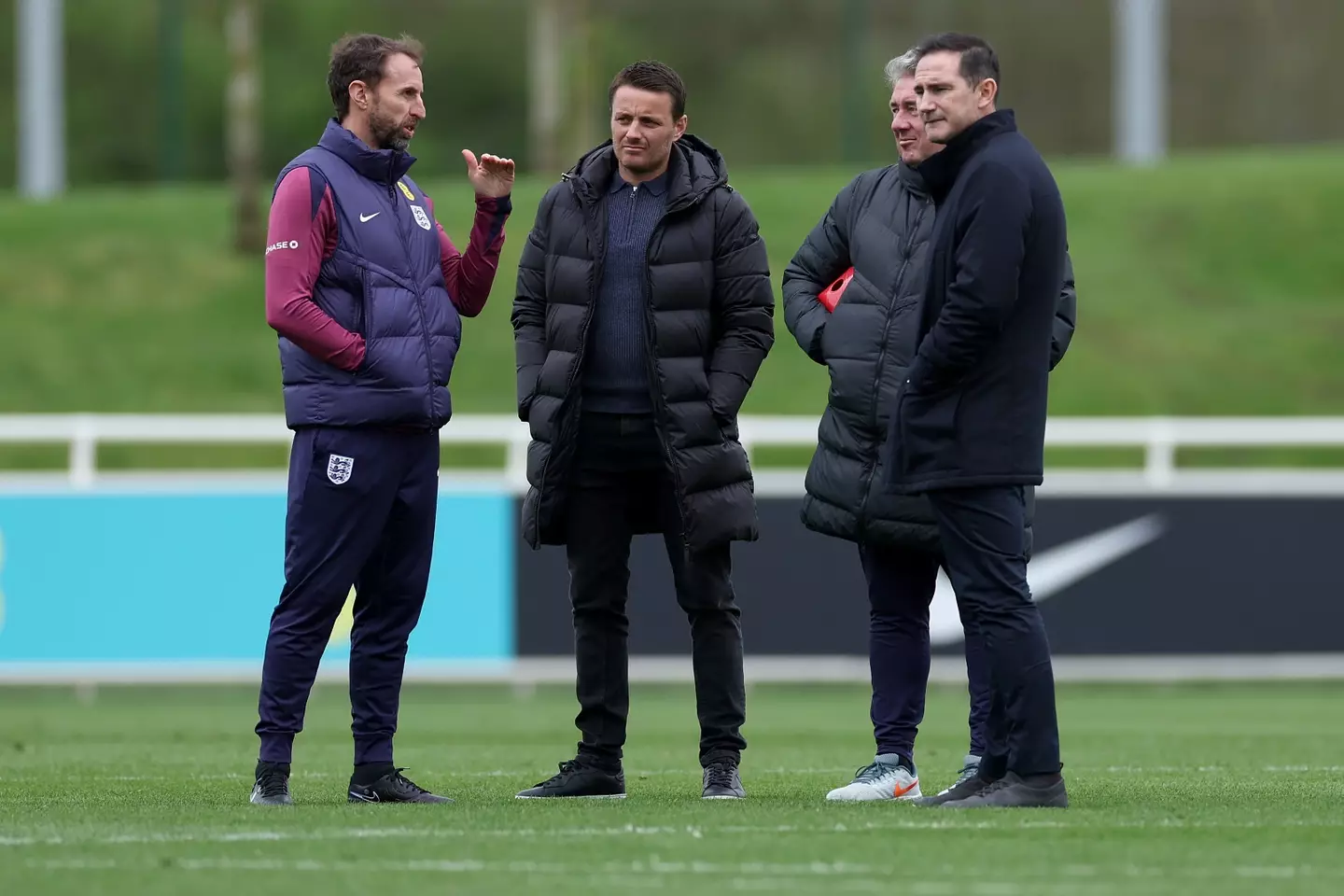 Frank Lampard was spotted in England training last month (Getty)