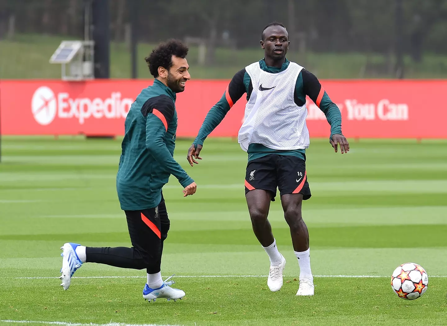 Salah and Mane were prolific on the pitch together. Image credit: Getty