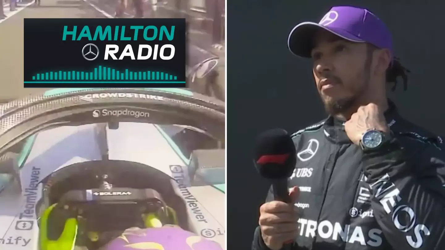 Lewis Hamilton's post-race radio immediately after crossing line at Belgian Grand Prix speaks volumes