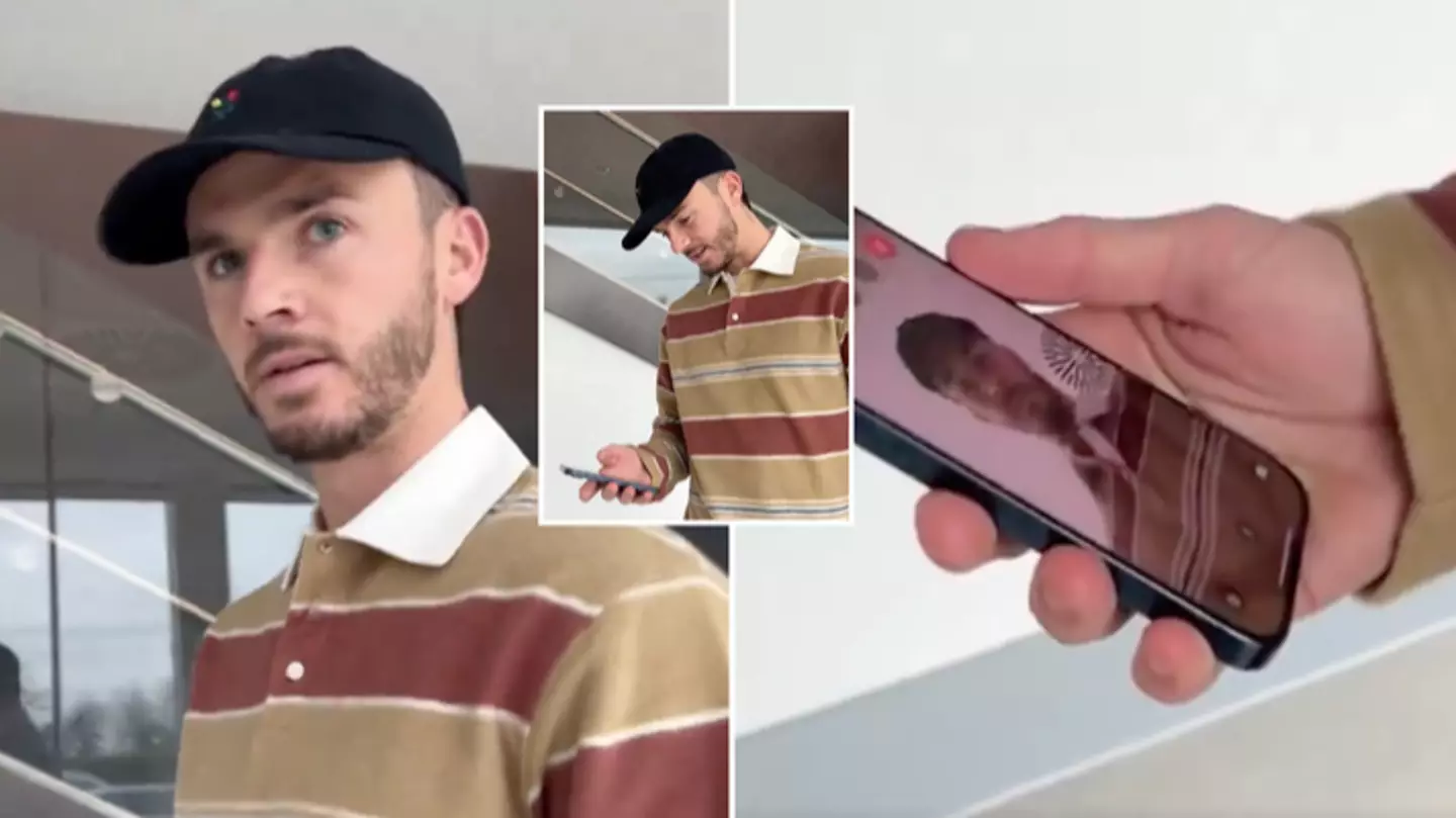 Tottenham star James Maddison gets pied when trying to call 'the most famous person' in his phone contacts