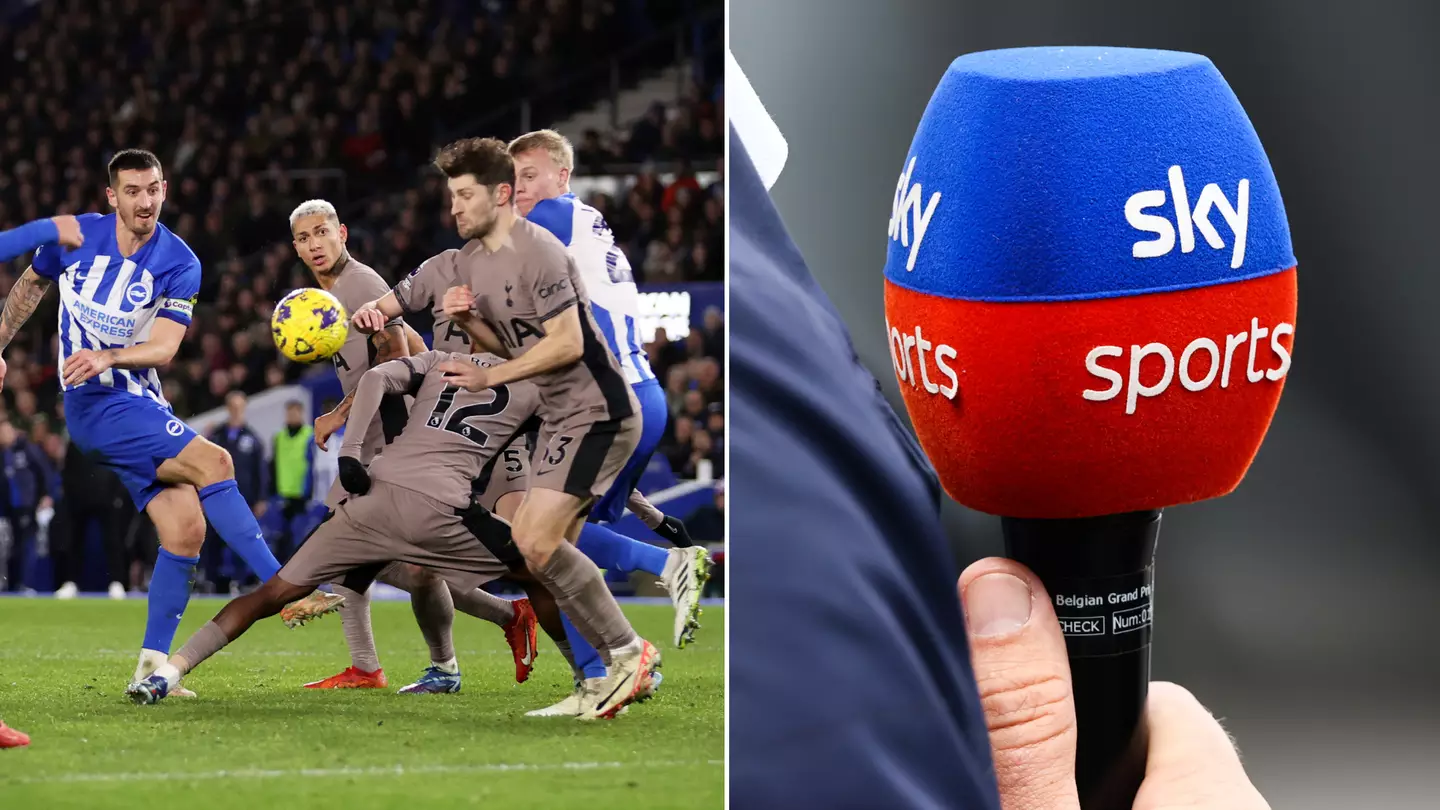 Fans stunned after hearing who was on Sky Sports' commentary for Brighton vs Tottenham