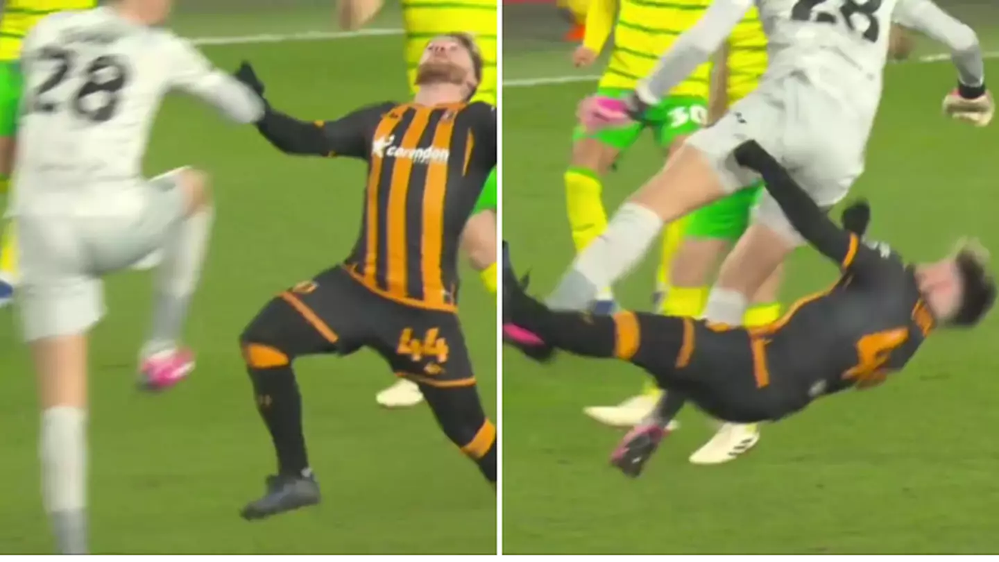 Norwich goalkeeper goes viral for horror tackle that 'almost killed' striker but wins free-kick