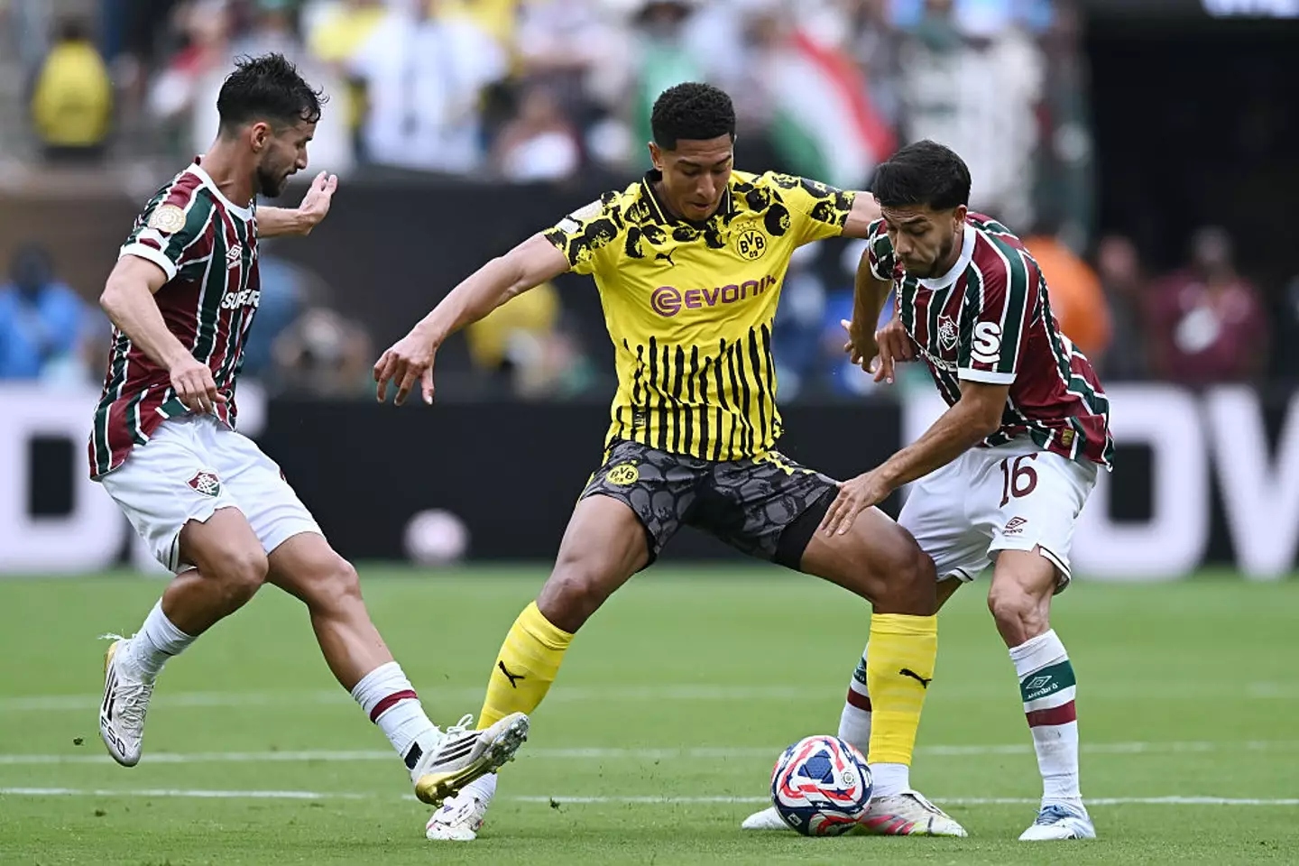 Jobe Bellingham made his Borussia Dortmund debut (Credit:Getty)