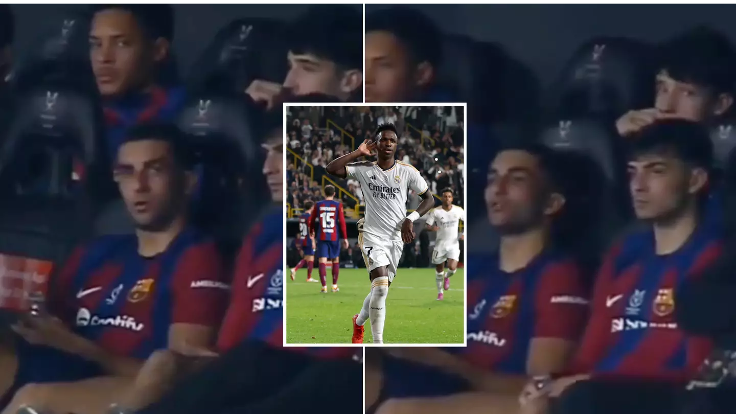 Barcelona star 'threatened to slap' Vinicius Jr in Spanish Super Cup final as footage of X-rated rant emerges