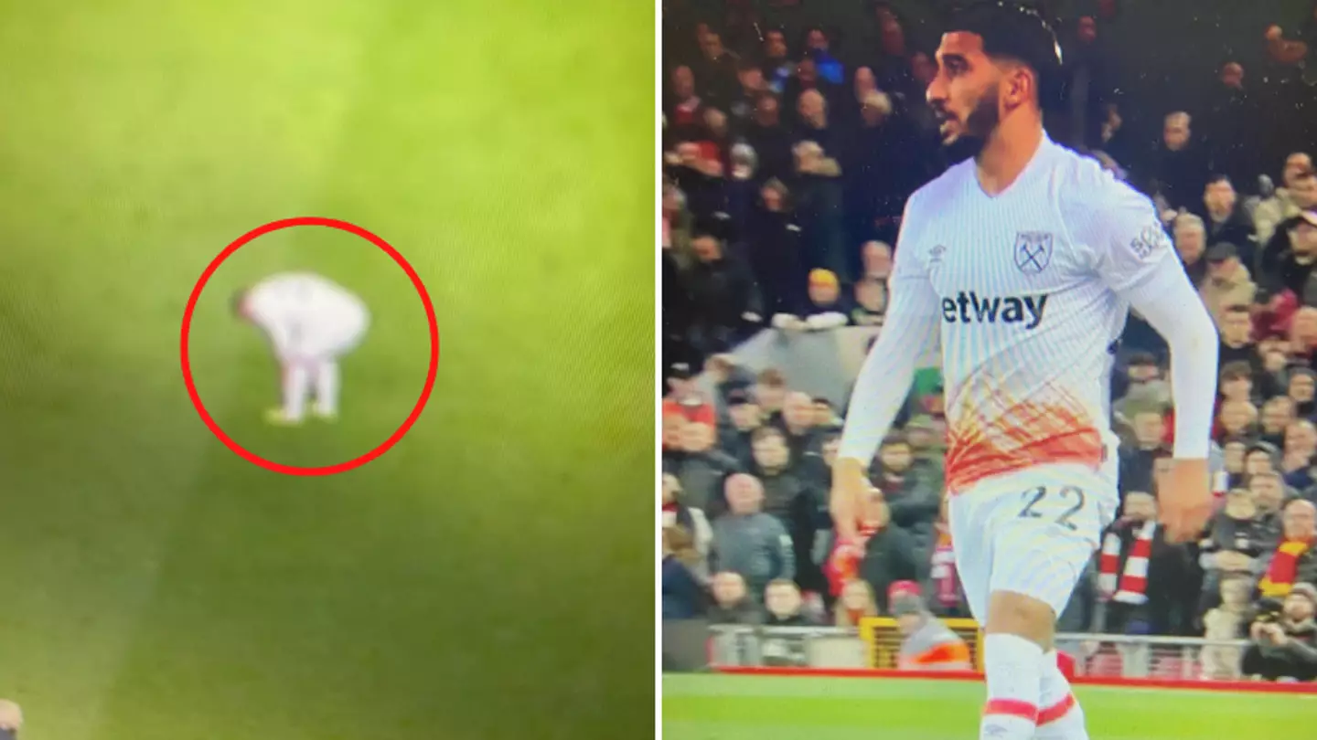 Fans spot a bizarre breach of the rules from Said Benrahma against Liverpool, he shouldn't have been allowed to play