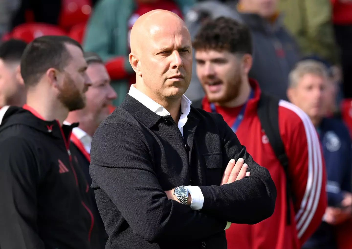 Arne Slot is looking to win back-to-back Premier League titles. Image: Getty