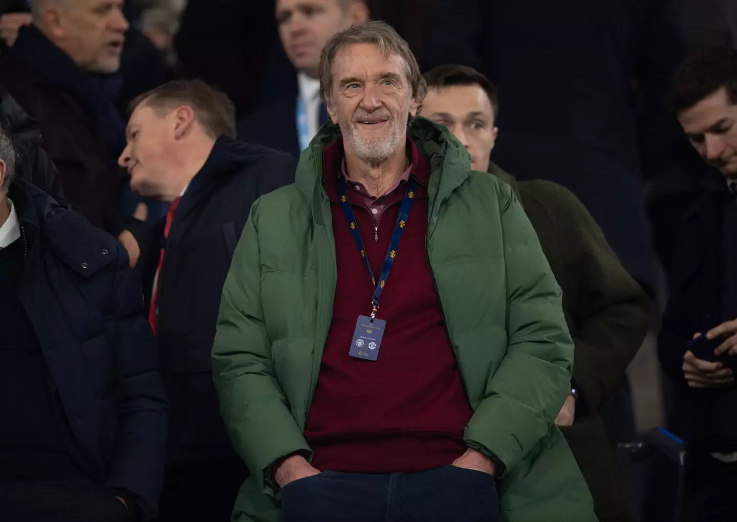 Sir Jim Ratcliffe at the Etihad for Manchester City vs. Manchester United. Image: Getty
