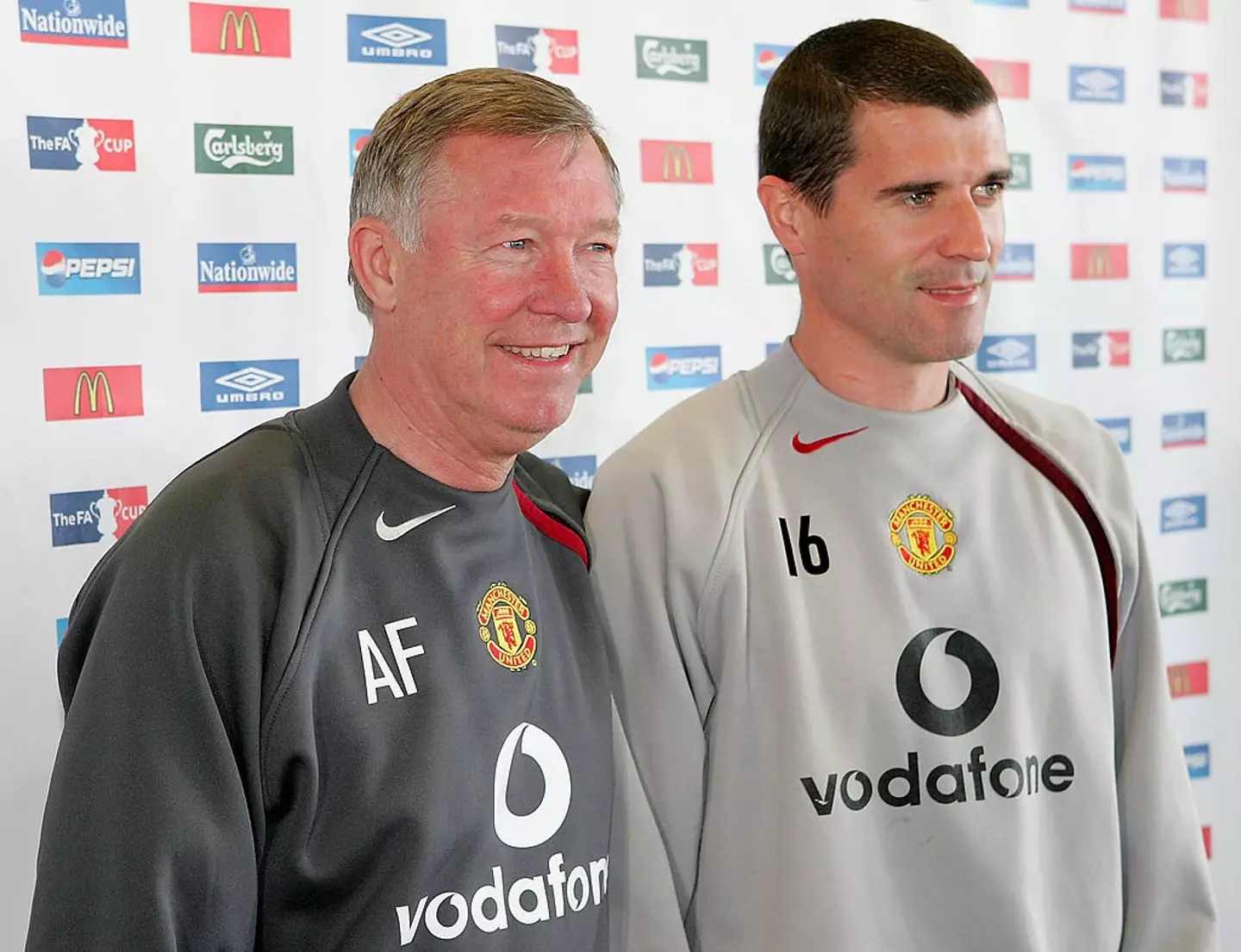Sir Alex Ferguson and Roy Keane in 2005 (Credit:Getty)