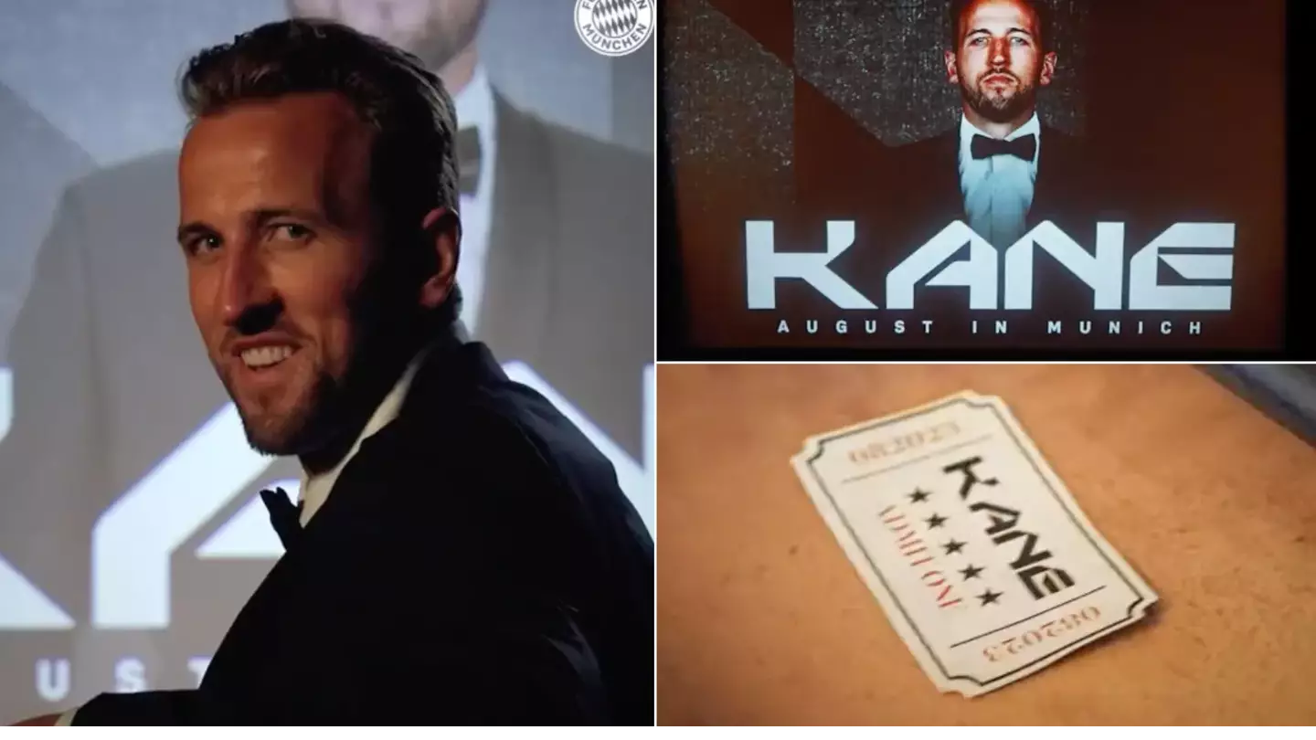 Bayern Munich announce Harry Kane's £100m move from Tottenham with James Bond-style video