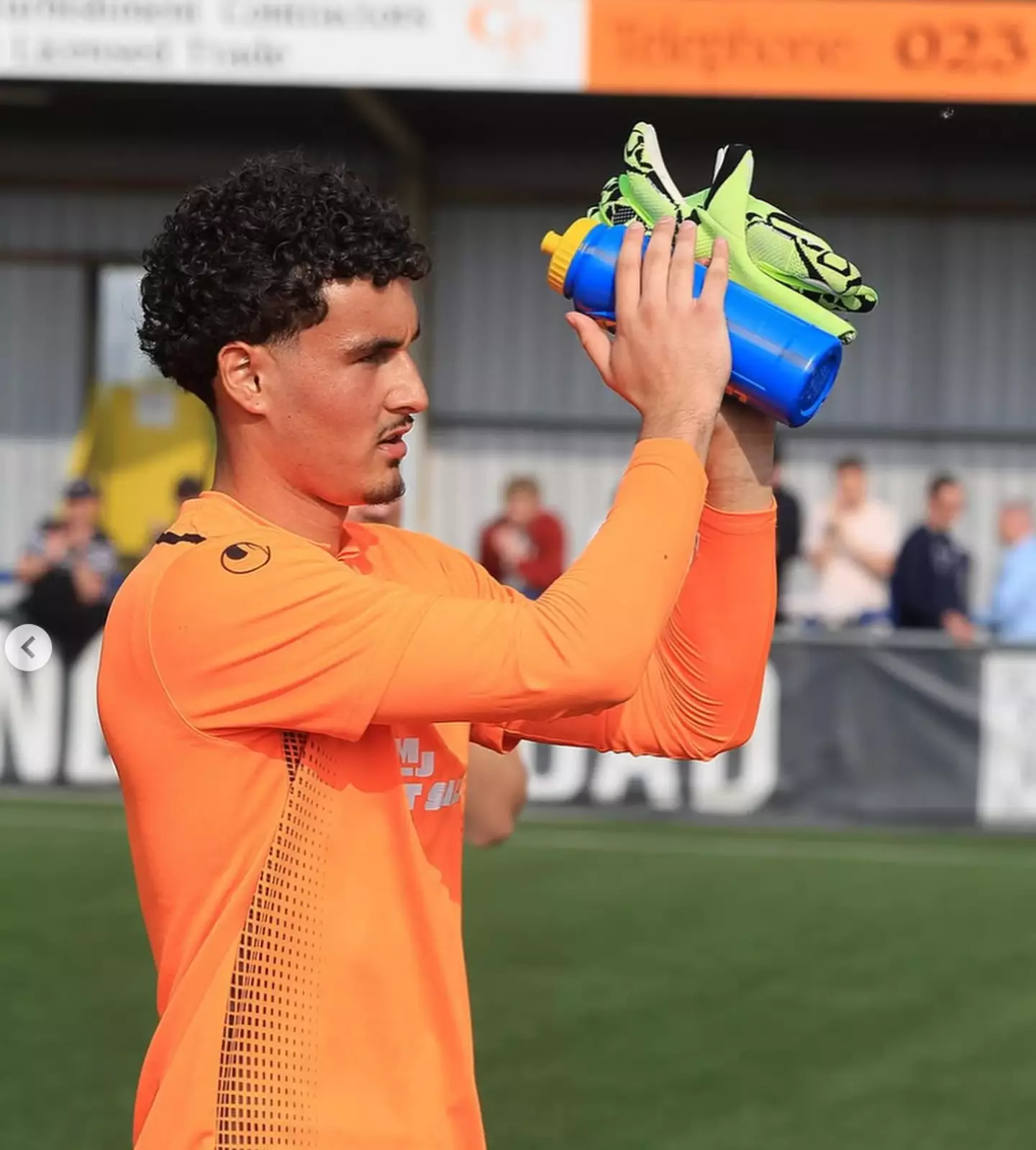 Ferdinand impressed during his work experience loan. Image credit: Instagram/lorenz.ferdinand
