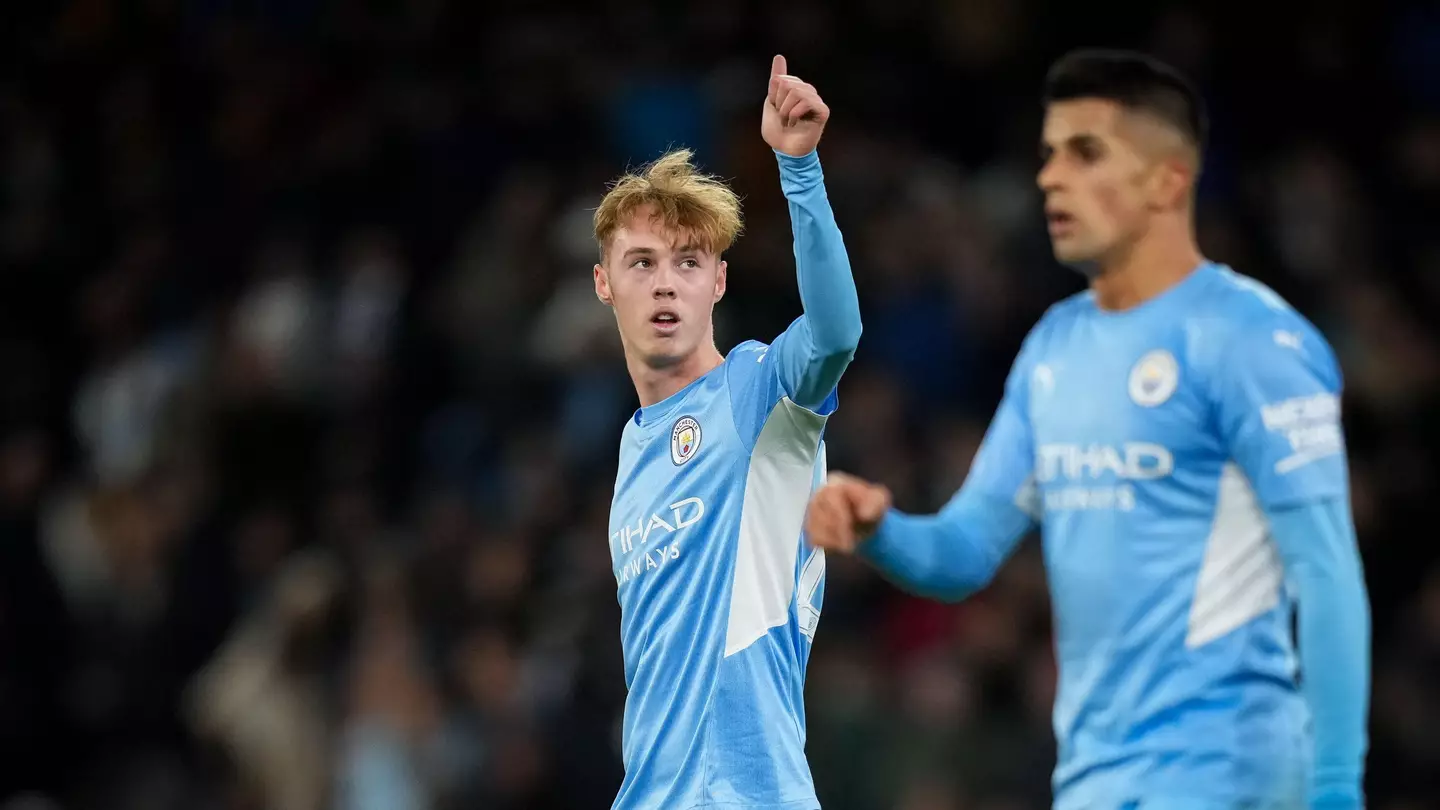 Cole Palmer made his full senior Manchester City debut last season