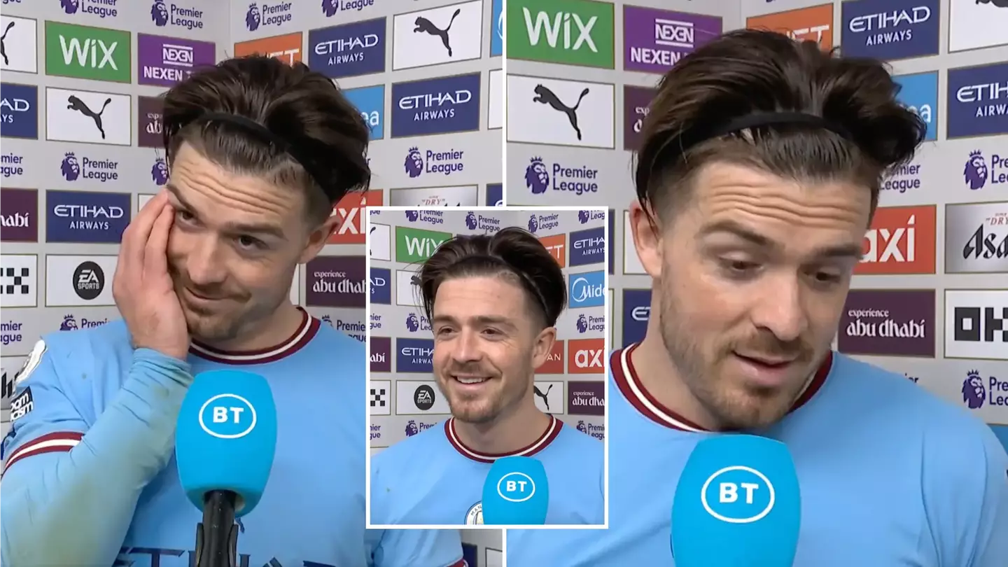Manchester City's Jack Grealish follows up player of the match performance against Liverpool with hilarious interview
