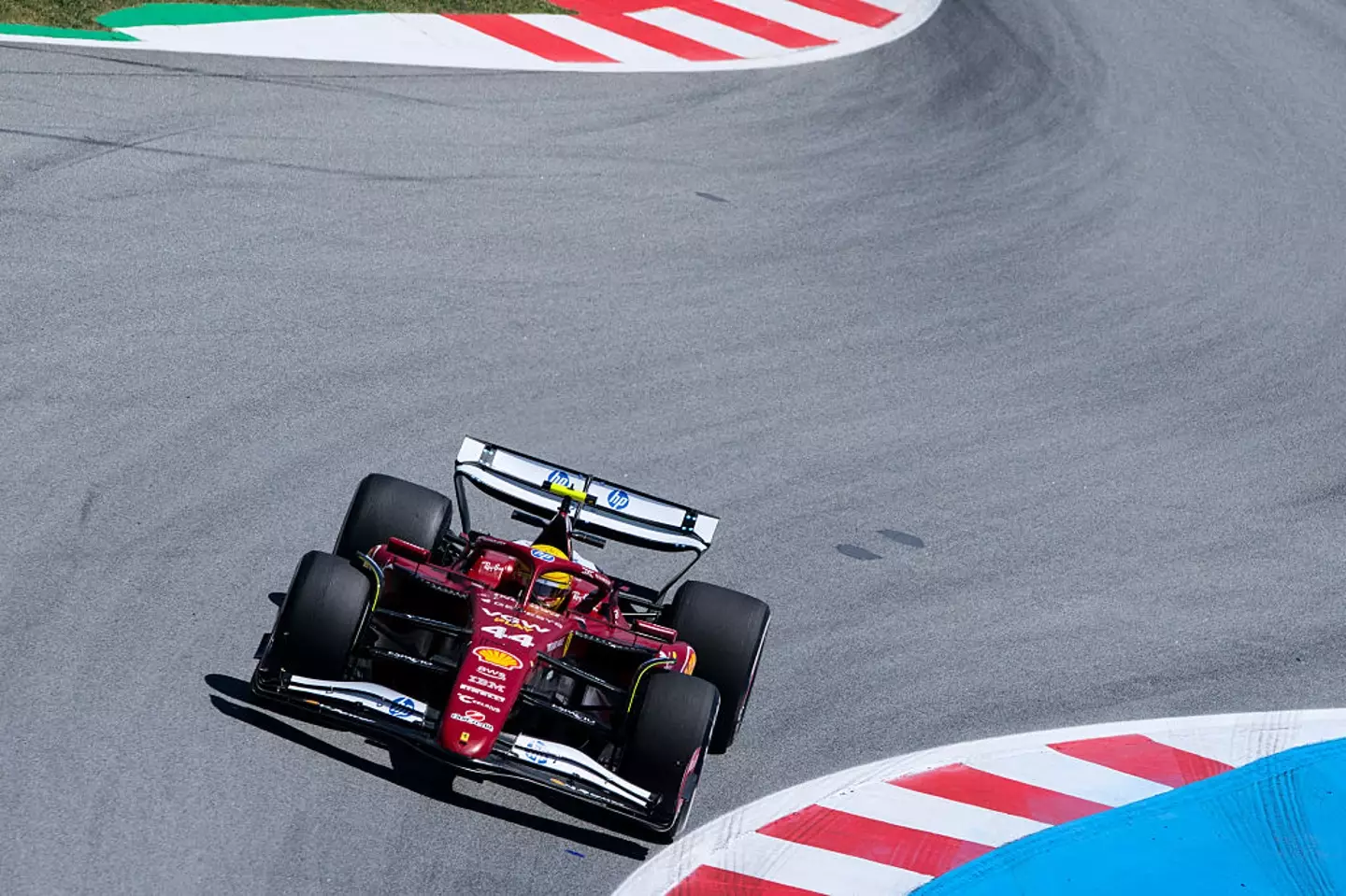 Lewis Hamilton will start the Spanish Grand Prix in fifth. (Image: Getty)