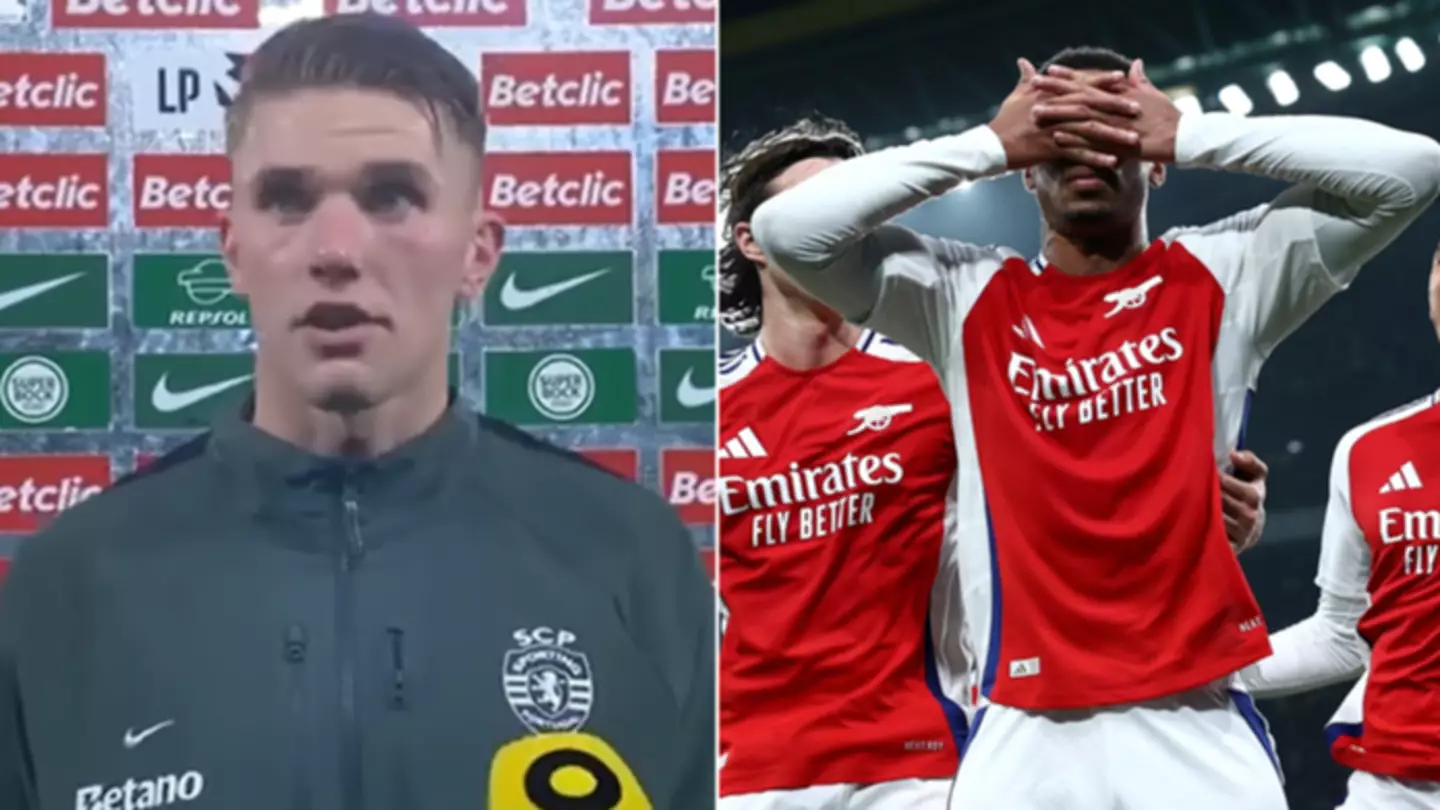 Viktor Gyokeres responds to Gabriel after the Arsenal star copies his trademark celebration