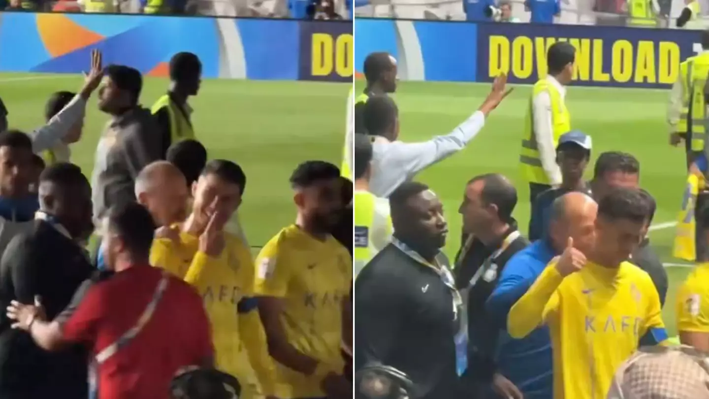 Cristiano Ronaldo struggles to contain his emotions after more Lionel Messi taunts during Al Nassr defeat