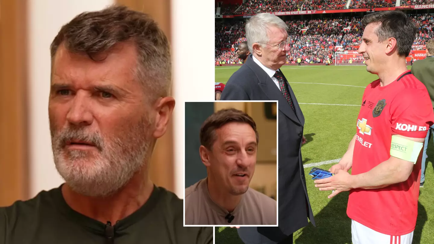 Roy Keane mocks Gary Neville for something he still does with Sir Alex Ferguson years after Man Utd exit
